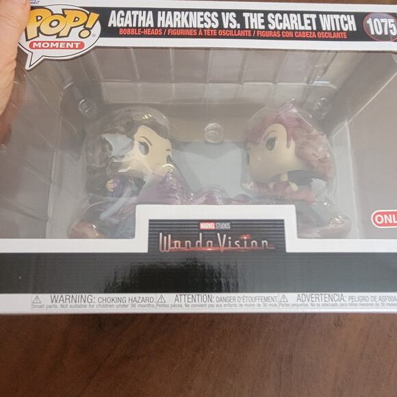 Funko Pop! Moment Marvel Wanda Vision Wanda vs Agatha 2 pack New Sealed. - Picture 5 of 12